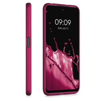 Puzdro na telefón kwmobile pre Xiaomi Redmi Note 10 5G - Silikónové puzdro s metalickým trblietkou -