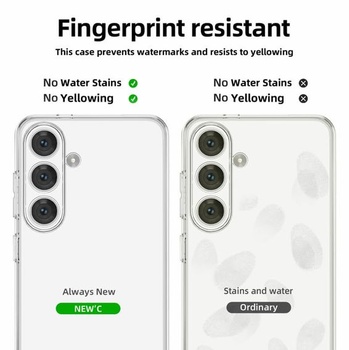 NOVINKA pro Samsung Galaxy S24 Pouzdro Transparentní TPU Nárazuvzdorné S24 6,2 palce Průhledné