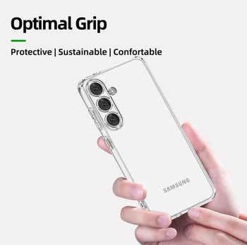 NOVINKA pro Samsung Galaxy S24 Pouzdro Transparentní TPU Nárazuvzdorné S24 6,2 palce Průhledné