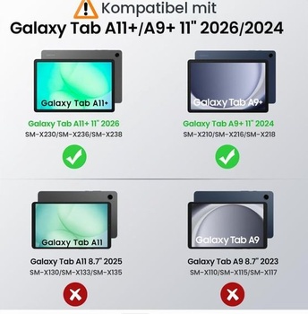 Tenký kryt MoKo pre Samsung Galaxy Tab A11+ Plus/A9+ 11 palcov s 3 kvetmi a ružovou vrstvou pre 11