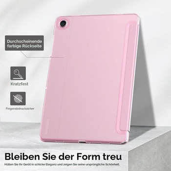 Tenký kryt MoKo pre Samsung Galaxy Tab A11+ Plus/A9+ 11 palcov s 3 kvetmi a ružovou vrstvou pre 11