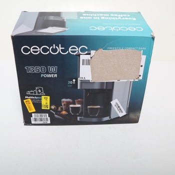 Kávovar Cecotec černý kapslový 20 bar 700ml