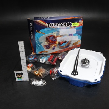 Starter Set BGOVTAPO X-Arena – 6 bojových nástavcov s 2 odpaľovacími zariadeniami, akceleračnou dráhou