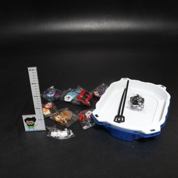 Starter Set BGOVTAPO X-Arena – 6 bojových nástavcov s 2 odpaľovacími zariadeniami, akceleračnou dráhou