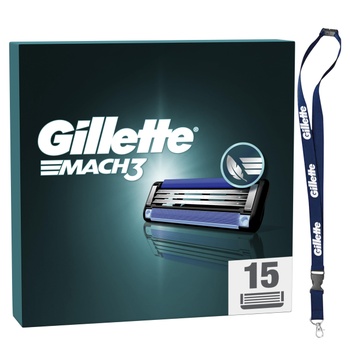 15 ks žiletiek do strojčeka Gillette Mach 3 1