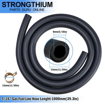 Sada palivových hadíc Strongthium 5 mm a 8 mm s 12 svorkami, vhodná pre Stihl MS 170 180, kosačky