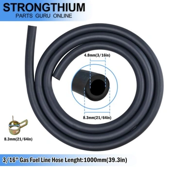 Sada palivových hadíc Strongthium 5 mm a 8 mm s 12 svorkami, vhodná pre Stihl MS 170 180, kosačky