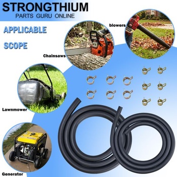 Sada palivových hadíc Strongthium 5 mm a 8 mm s 12 svorkami, vhodná pre Stihl MS 170 180, kosačky