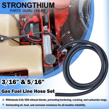 Sada palivových hadíc Strongthium 5 mm a 8 mm s 12 svorkami, vhodná pre Stihl MS 170 180, kosačky