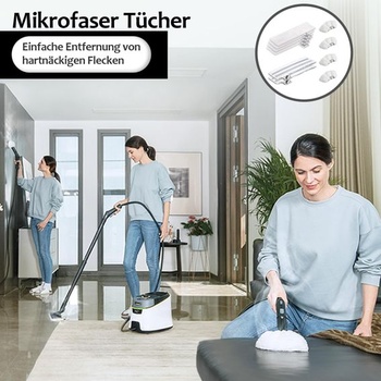 Súprava mikrovláknových utierok kompatibilná s parnými čističmi Kärcher EasyFix, náhradné diely na