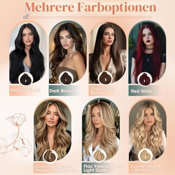 Benehair drátěné prodloužení z pravých lidských vlasů, 65g jednodílné neviditelné prodloužení