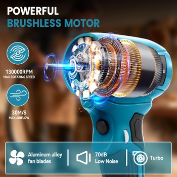AKU listový ventilátor luolety pre Makita