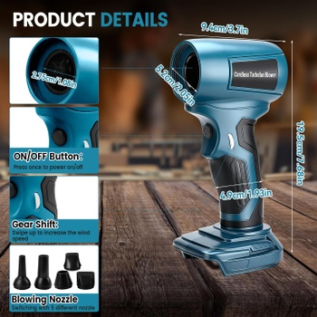 AKU listový ventilátor luolety pre Makita