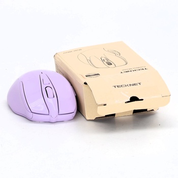 Bezdrôtová Bluetooth myš TECKNET, 3 režimy: Bluetooth 5.0/3.0 + 2,4 GHz, 4800 DPI a ergonomický
