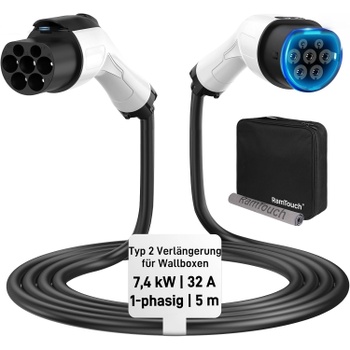 Nabíjací kábel RamTouch EVYD-T2E-AC32A 5 m