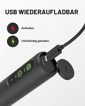 Elektrický ruční napěňovač mléka CIRCLE JOY se 2 rychlostmi a úložným pouzdrem, černý