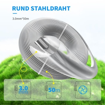 Struna do krovinorezu Forever Speed ​​3mm*50m, struna do krovinorezu, struna do vyžínača,