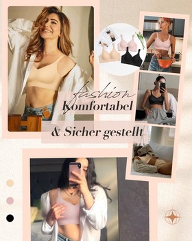 HORISUN Bezšvová push-up podprsenka bez kostíc s výstrihom do V pre ženy, pohodlná podprsenka na