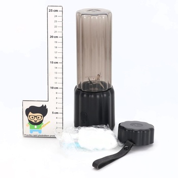 Prenosný mini mixér a smoothie mixér COKUNST na cesty, 22 000 ot./min., 500ml kelímok, 6 nerezových