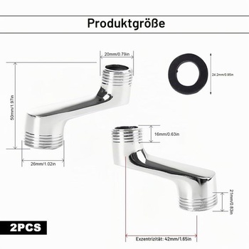 S-připojení s odsazením 1/2
