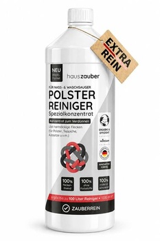 Hauszauber - NOVÝ čistič čalúnenie na koberce a predložky [EXTRA ČISTÝ] - 1000 ml koncentrát -