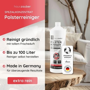 Hauszauber - NOVÝ čistič čalúnenie na koberce a predložky [EXTRA ČISTÝ] - 1000 ml koncentrát -