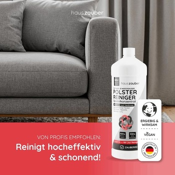 Hauszauber - NOVÝ čistič čalúnenie na koberce a predložky [EXTRA ČISTÝ] - 1000 ml koncentrát -