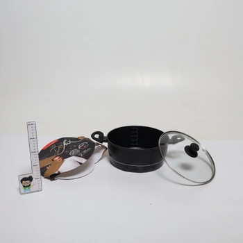 Hliníkový kastról FLORINA (5,1 l) I Priemer 26 cm I Hrniec DELUXE so sklenenou pokrievkou I Rajnica s