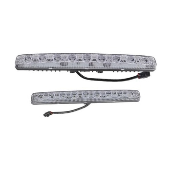 Denní svícení, auto, denní svícení pro auta, světlomety / světlomety, 2 kusy, bílá, 9 LED diod,