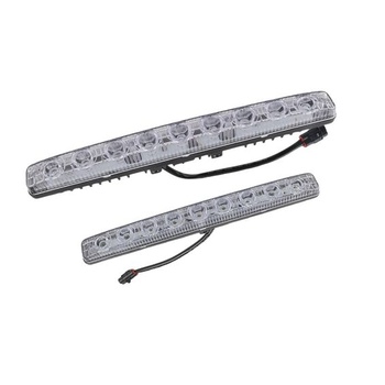 Denné svietenie, auto, denné svietenie pre autá, svetlomety / svetlomety, 2 kusy, biela, 9 LED diód,