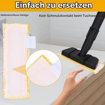 Sada 6 náhradních utěrek z mikrovlákna kompatibilní s flexibilní ruční hubicí Kärcher
