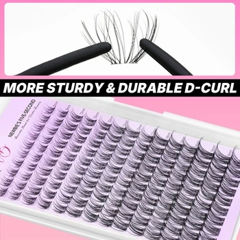 VEYESBEAUTY Wimpern Extensions klaster Lash Extension Aliva 8-16 mm