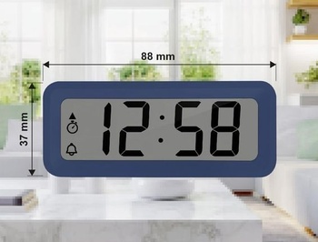 Technoline WT 175 Digitálny Quartz Budík s Opakovaním Budíka | Časovačom | Stopkami | zobrazením