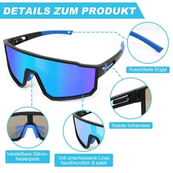 NAMIS Rapid Glasses Rave Polarizované cyklistické okuliare Pánske Dámske športové okuliare UV400 ochrana