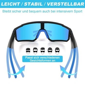 NAMIS Rapid Glasses Rave Polarizované cyklistické okuliare Pánske Dámske športové okuliare UV400 ochrana