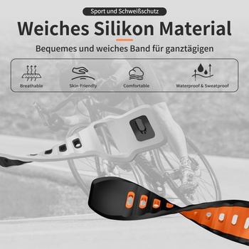 Silikónový náramok Chinbersky Marine kompatibilný s Samsung Galaxy Fit 3, pánsky a dámsky náramok,