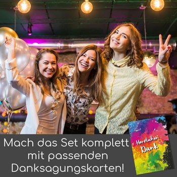 Younikat 20dílná sada děkovných kartiček pro iniciační obřady mládeže, obálky DIN A6 - dv1543