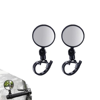 Zrkadlá na bicykel (2 kusy) – HD otočné 360° sklopné spätné zrkadlá na riadidlá 20–38 mm, univerzálne