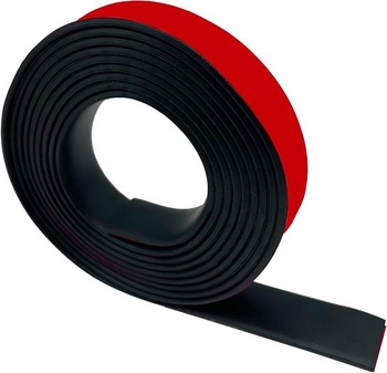 Samolepiace gumové pásky, neoprénová gumová rohož, gumová doska, (25 mm (Š) x 1,5 mm (H) x 6 m (D))