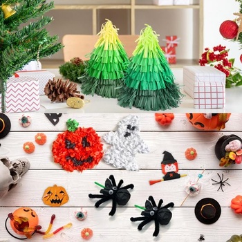 Papierový obrúsok Kesote 360 ​​Origami papier 24 x 17 cm Priehľadný papier 36 farieb, 24x17 cm