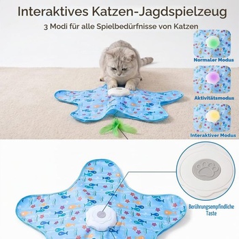 Interaktívna hračka pre mačky s pružinovým mechanizmom, samozábavná hračka pre mačky, hračka na