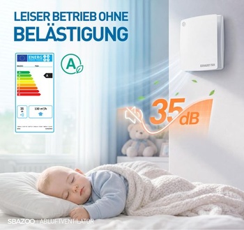 100mm tichý kúpeľňový ventilátor 130m³/h do kúpeľne, garáže, WC – biely L01 Basic