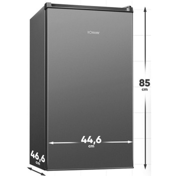 Mini chladnička s mraziacim boxom KS 7257, 83 l, grafitová