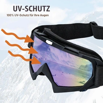 Lyžařské brýle, motokrosové brýle, lyžařské a snowboardové brýle s nastavitelným teleskopickým