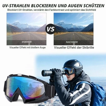 Lyžařské brýle, motokrosové brýle, lyžařské a snowboardové brýle s nastavitelným teleskopickým