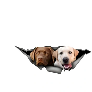 Samolepka na auto 25 cm (9,8 palca) Samolepka na labradora…
