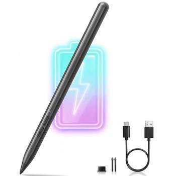 Stylus pre Microsoft Surface, 4096 úrovní tlaku, odmietnutie náklonu a dlane, magnetický, rýchle