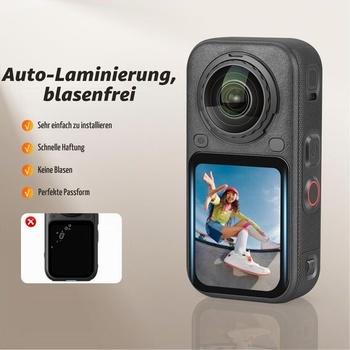 Ochranná fólia AMAZEAR X6 pre Insta360 a príslušenstvo X6 – balenie 2 ks z tvrdeného skla