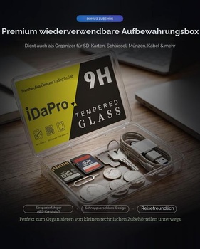 Ochranná fólia iDaPro pre Garmin Edge 1050, 9H sklo