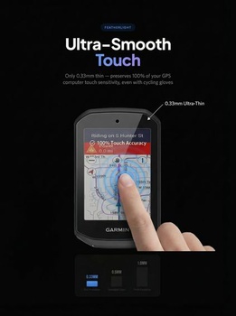 Ochranná fólia iDaPro pre Garmin Edge 1050, 9H sklo